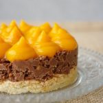 Royal au chocolat avec une crème de butternut à la place de la mousse au chocolat