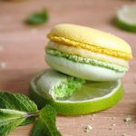 Collerette fine et régulière pour ces macarons mojito