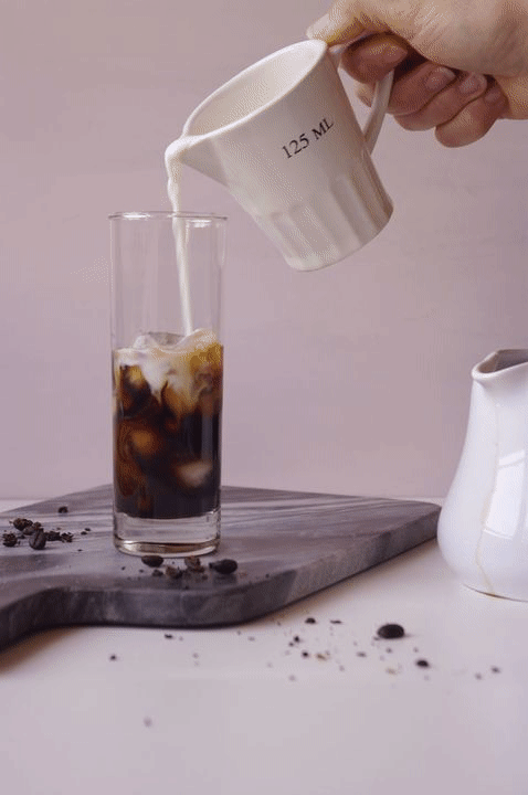 L'art du mélange du café glacé