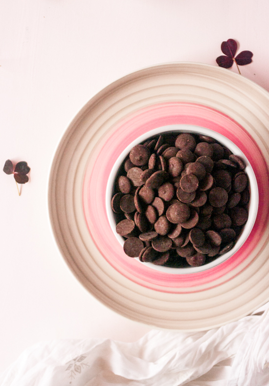 Chocolat noir 55% pour les petits pots de crème au chocolat