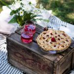 Petit goûter à base de pie pêche fraise