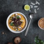 Soupe exotique à la butternut et riz coco