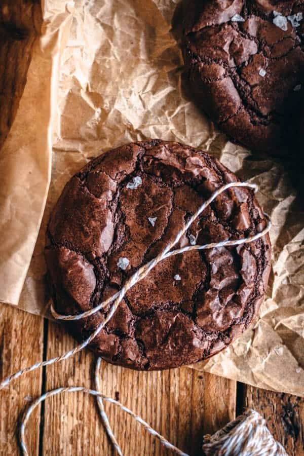 Cookies craquelés au chocolat façon brownie